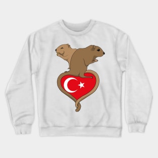 Gerbil Turkey (light) Crewneck Sweatshirt